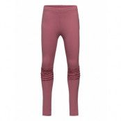 Leggings Basic Frill Knee Leggings Rosa Lindex