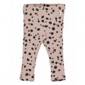 Leggings Basic Rib Dots Leggings Beige Lindex