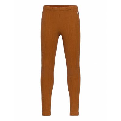 Leggings Basic Rib Leggings Orange Lindex