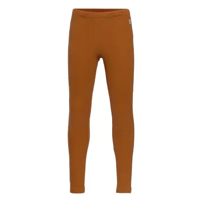 Leggings Basic Rib Leggings Orange Lindex