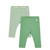 Leggings Basic Rib Y D Solid 2 Leggings Grön Lindex