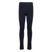 Leggings Basic Sj Solid Leggings Blå Lindex