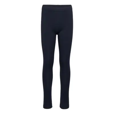 Leggings Basic Sj Solid Leggings Blå Lindex