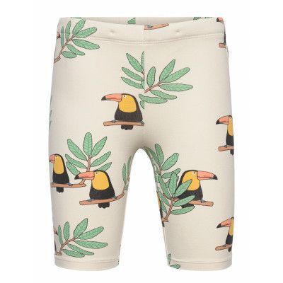 Leggings Biker Short Toucan Shorts Beige Lindex