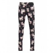 Leggings Br Aop Unicorn Bottoms Leggings Svart Lindex