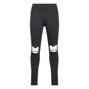 Leggings Br Kneepatch Pile Be Bottoms Leggings Black Lindex
