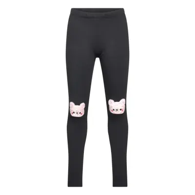 Leggings Br Kneepatch Pile Be Bottoms Leggings Black Lindex