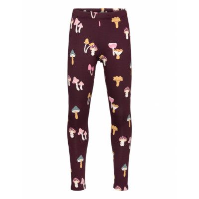 Lindex Leggings Brushed Aop Lila