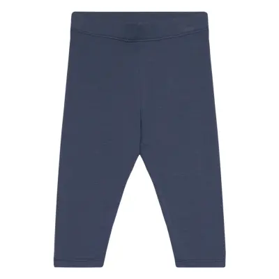 Lindex Leggings Brushed Inside Basic Marinblå