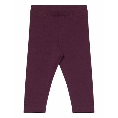 Lindex Leggings Brushed Inside Basic Lila