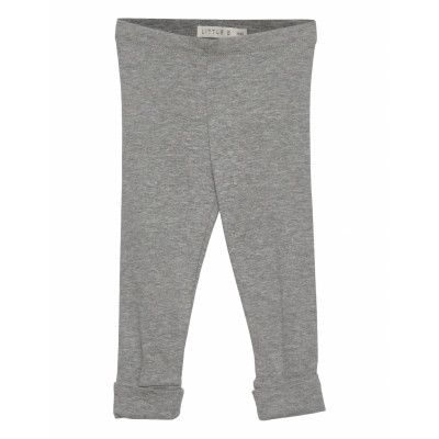 Leggings Cotton Leggings Grå Little B