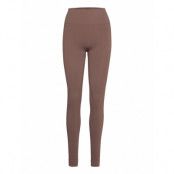 Leggings Ella Seamless Bottoms Leggings Brown Lindex