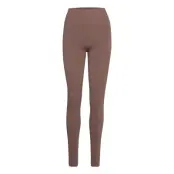 Leggings Ella Seamless Leggings Brun Lindex