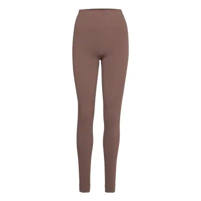 Leggings Ella Seamless Leggings Brun Lindex