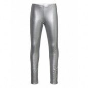 Boboli Leggings Fake Fur Stretch For Girl Silver