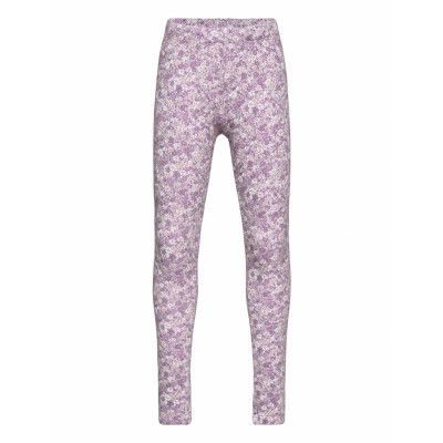 Lindex Leggings Flower Aop Lila