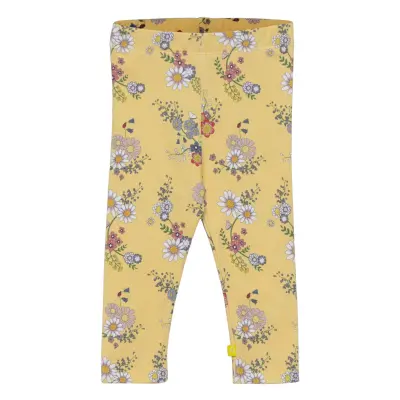 Leggings, Flower Garden, Soft Yellow Leggings Multi/mönstrad Smallstuff