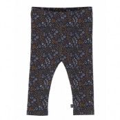 Leggings, Flower Night, Dark Blue Leggings Multi/mönstrad Smallstuff