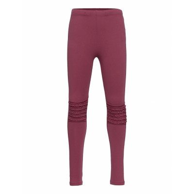 Leggings Frill Knees Leggings Lila Lindex