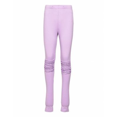 Leggings Frill Knees Leggings Lila Lindex