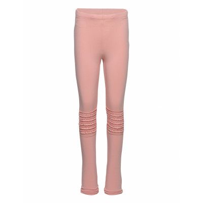 Leggings Frill Knees Leggings Rosa Lindex