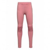 Leggings Frill Knees Leggings Rosa Lindex