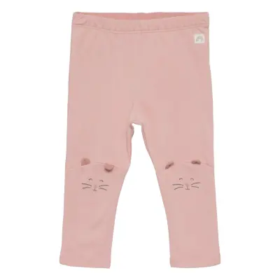 Leggings Knee Detail Leggings Rosa Lindex