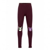 Leggings Kneepatch Cats Leggings Brun Lindex