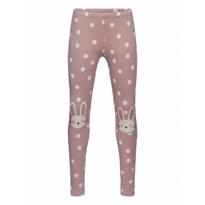 Leggings Kneepatch Cosy Leggings Rosa Lindex