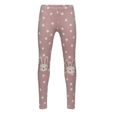 Leggings Kneepatch Cosy Leggings Rosa Lindex