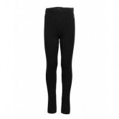 Leggings Knitted School Leggings Svart Polarn O. Pyret