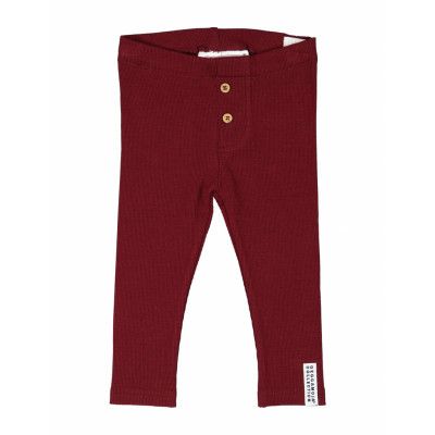 Leggings Bottoms Leggings Burgundy Geggamoja