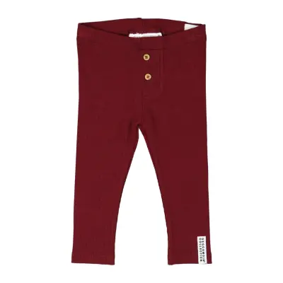 Leggings Bottoms Leggings Burgundy Geggamoja