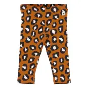 Leggings Leo Aop Brusched Insi Leggings Brun Lindex