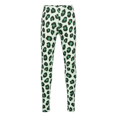 Leggings Leo Aop Leggings Grön Lindex
