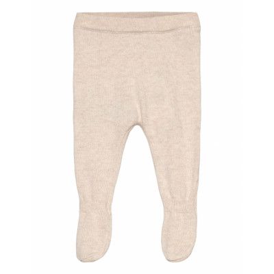 Mango Cotton Footed Trousers Beige