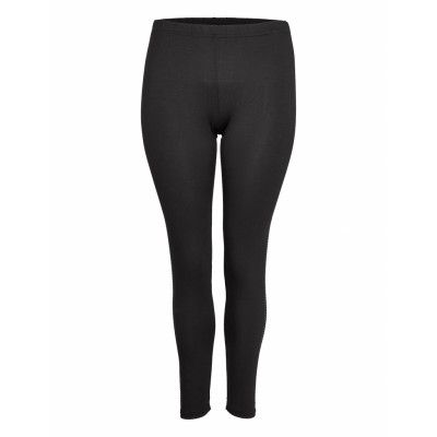 Leggings, Long, Side St S Leggings Svart Zizzi