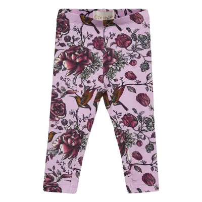 Leggings Ls Rib Leggings Lila Creamie