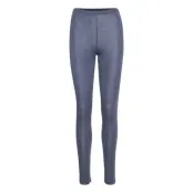 Leggings Merino Wool Monica Lo Pyjamasbyxor Mjukisbyxor Blå Lindex