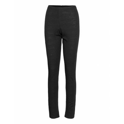 Leggings Merino Wool Monica Lo Pyjamasbyxor Mjukisbyxor Svart Lindex