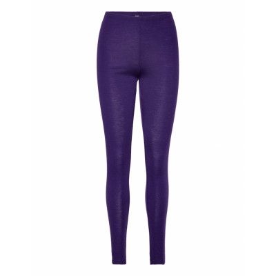 Leggings Merino Wool *Villkorat Erbjudande Pantyhose & Leggings Lila Lindex