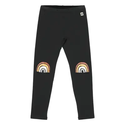 Leggings Rainbow Knee Leggings Svart Lindex