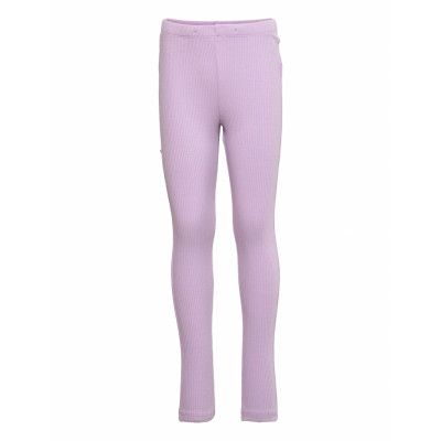 Leggings Rib Basic Leggings Lila Lindex