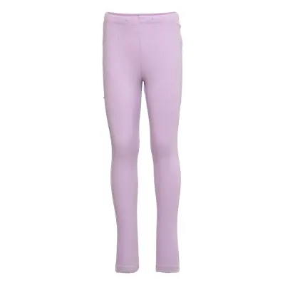 Leggings Rib Basic Leggings Lila Lindex