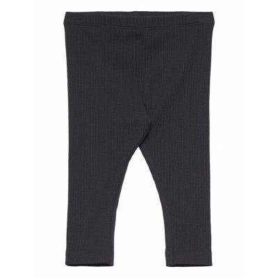 Huttelihut Leggings Rib Marinblå