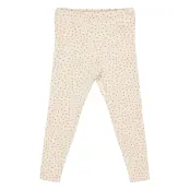 Leggings Rib Dots X9 Leggings Beige Lindex