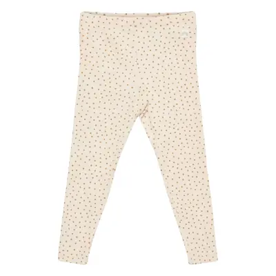 Leggings Rib Dots X9 Leggings Beige Lindex