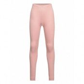 Leggings Rib - Girl Bottoms Leggings Rosa Minymo