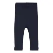 Minymo Leggings Rib Marinblå