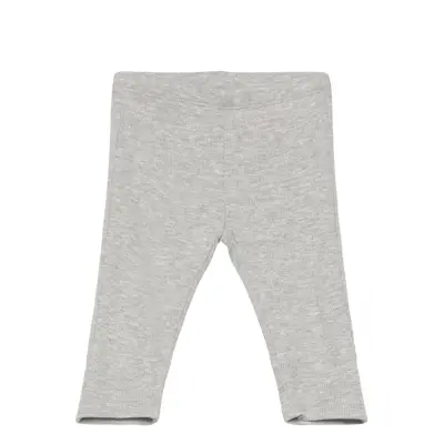 Lindex Leggings Rib Newborn Grå